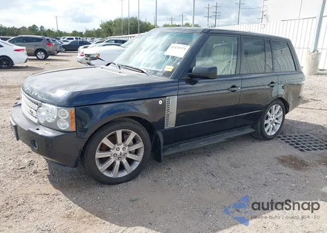 2008 Land Rover Range Rover Supercharged из США, поврежденный, VIN SALMF134X8A292937